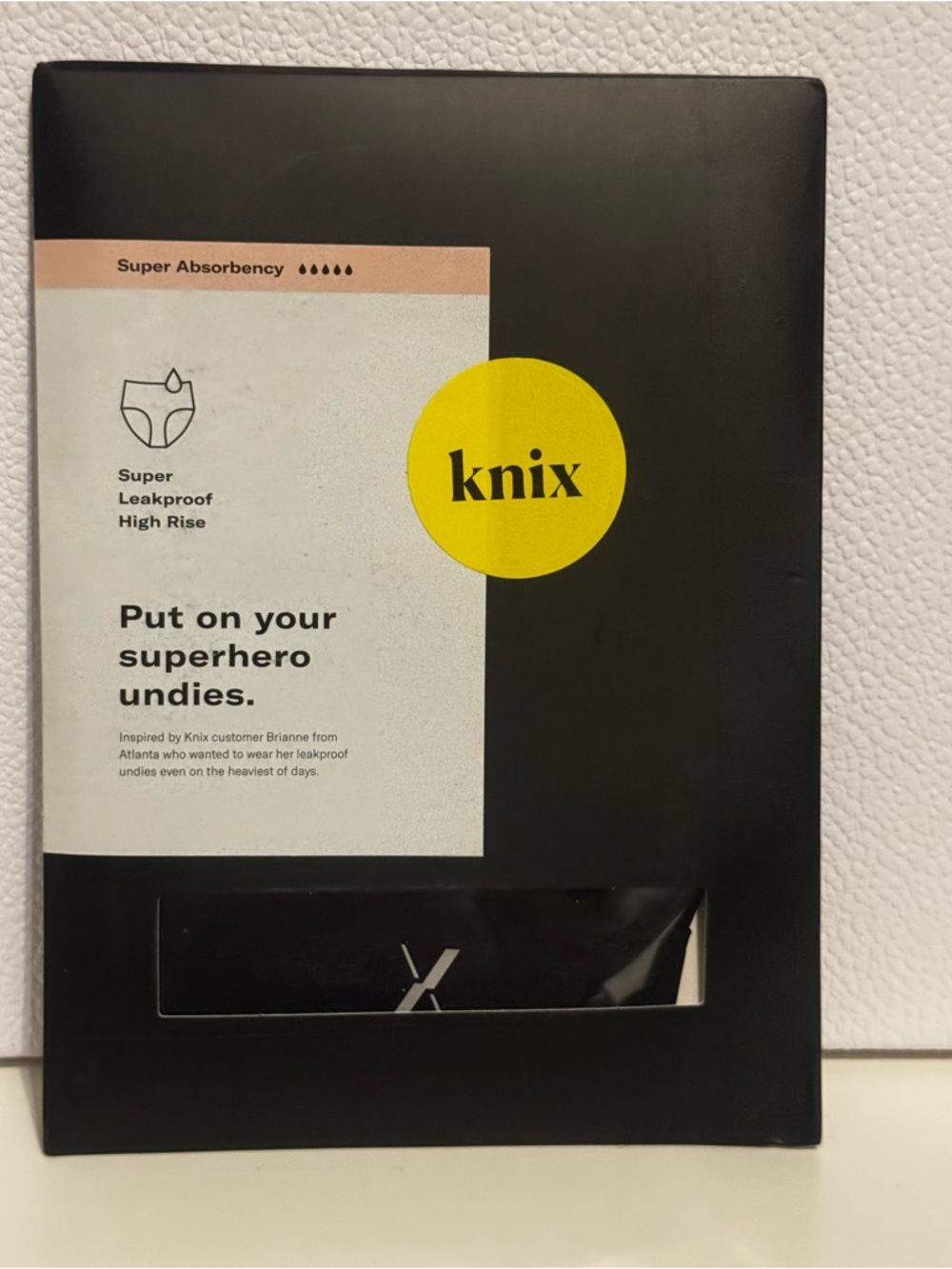 NEW Knix super leakproof high size SIZE M